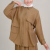 Bambi Oversized Top Brown