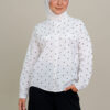 Rowan Polka Dot Blouse Black