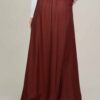 Bambi A-Line Skirt Brick Red - Image 3