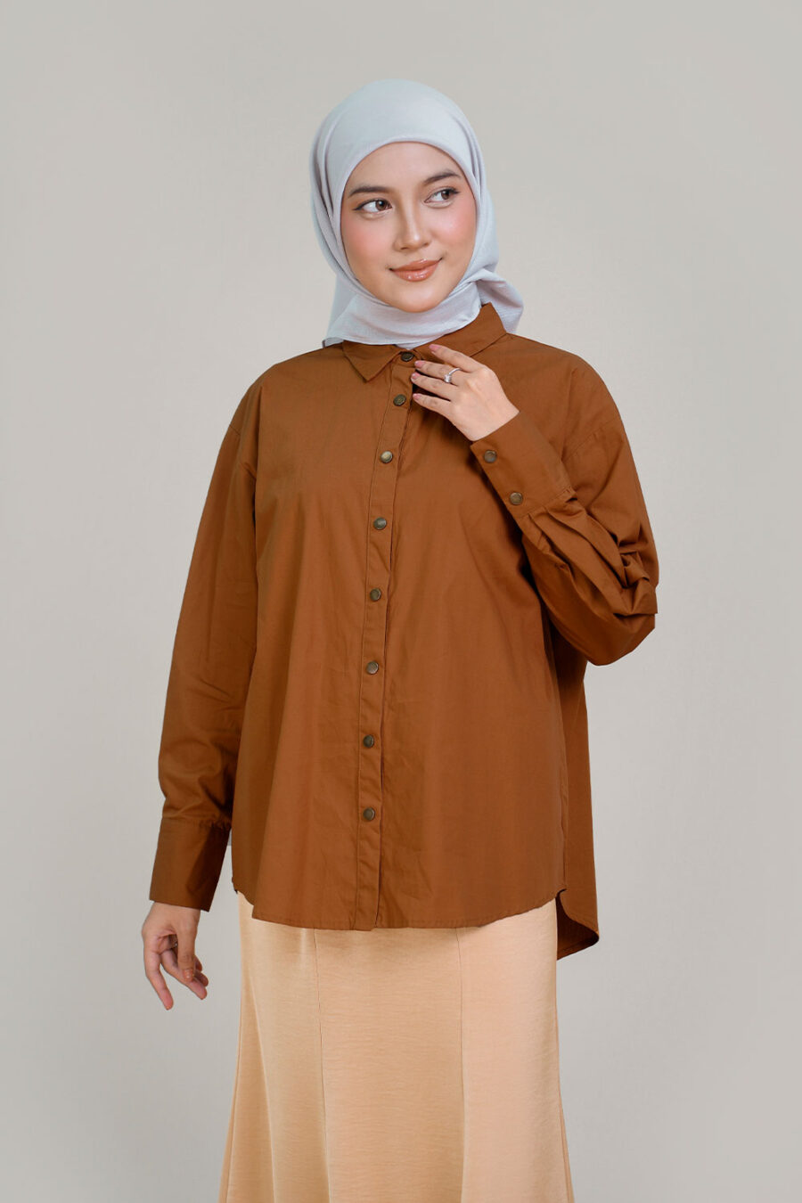 Zane Blouse Coffee