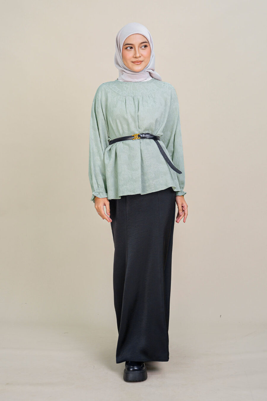 Cynthia Blouse Sea Green - Image 3