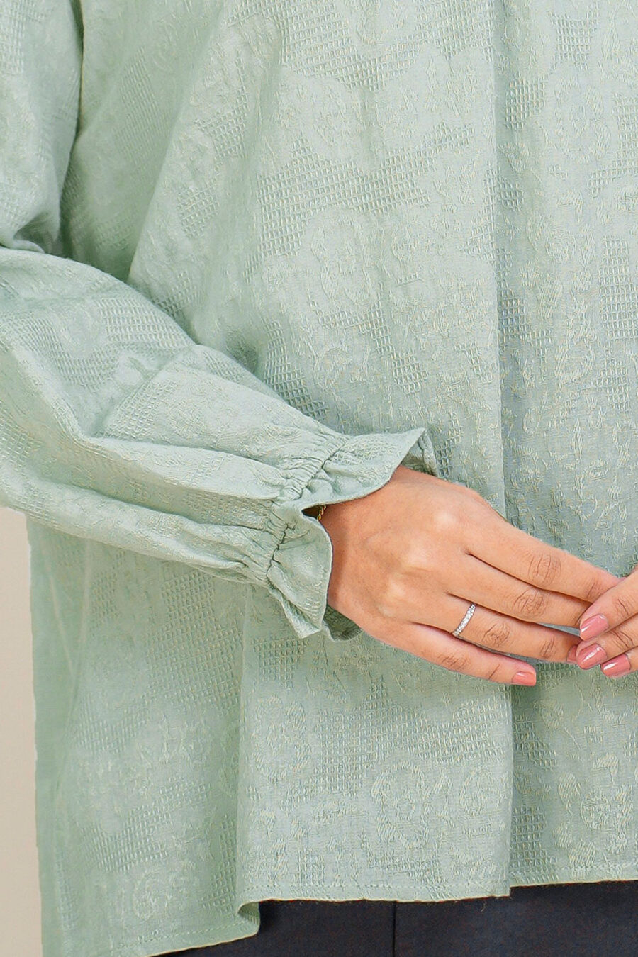 Cynthia Blouse Sea Green - Image 2