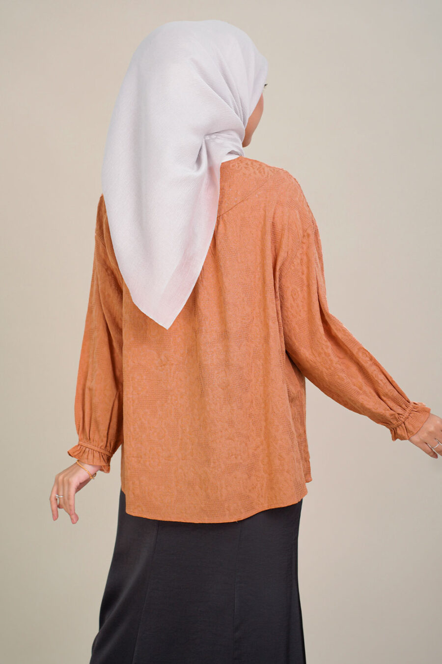 Cynthia Blouse Dusty Orange - Image 4