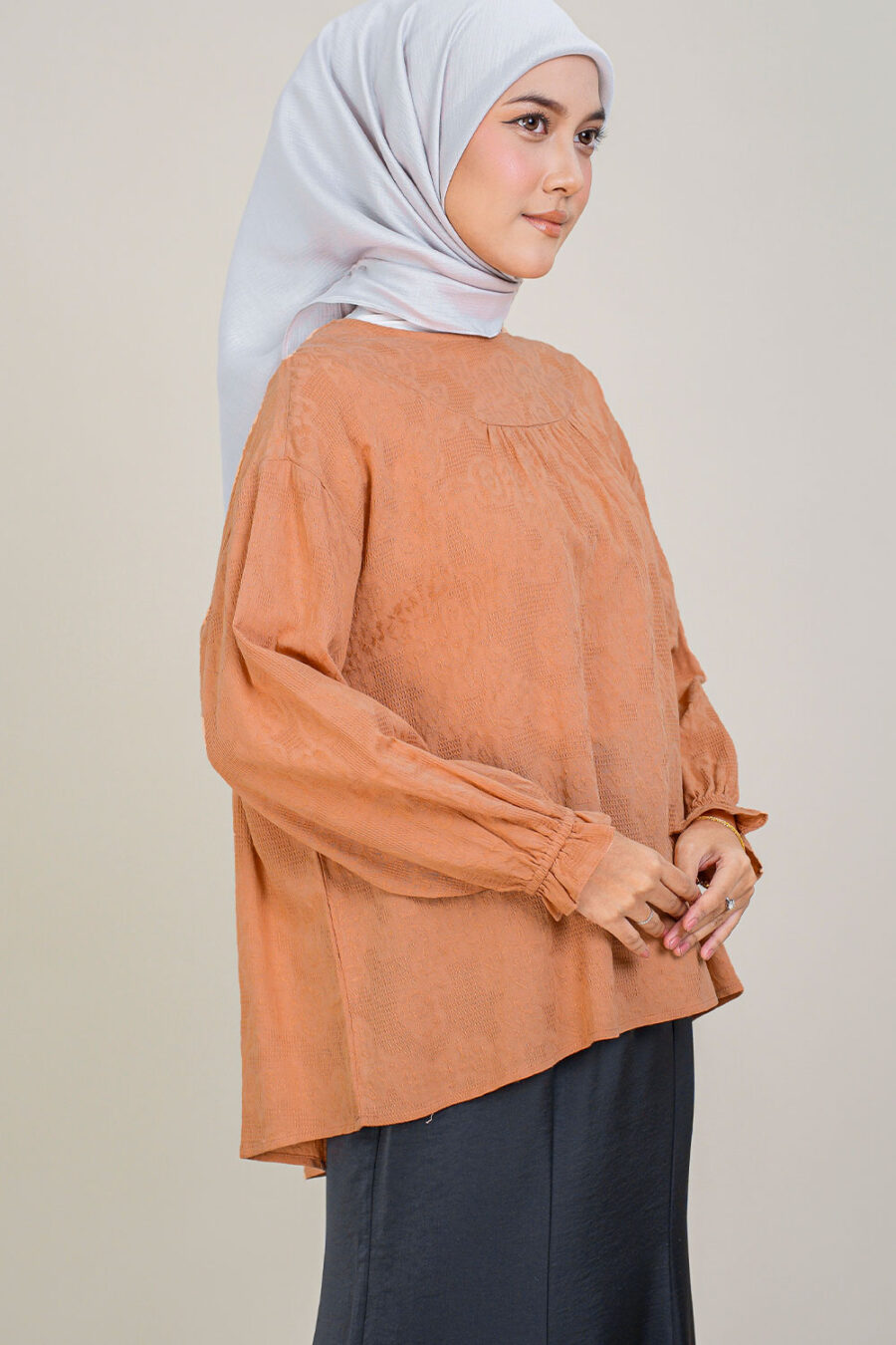 Cynthia Blouse Dusty Orange - Image 3