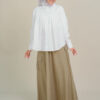 Merril Wide Skirt Khaki - Image 2