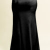 Grace Satin Mermaid Skirt Black - Image 3