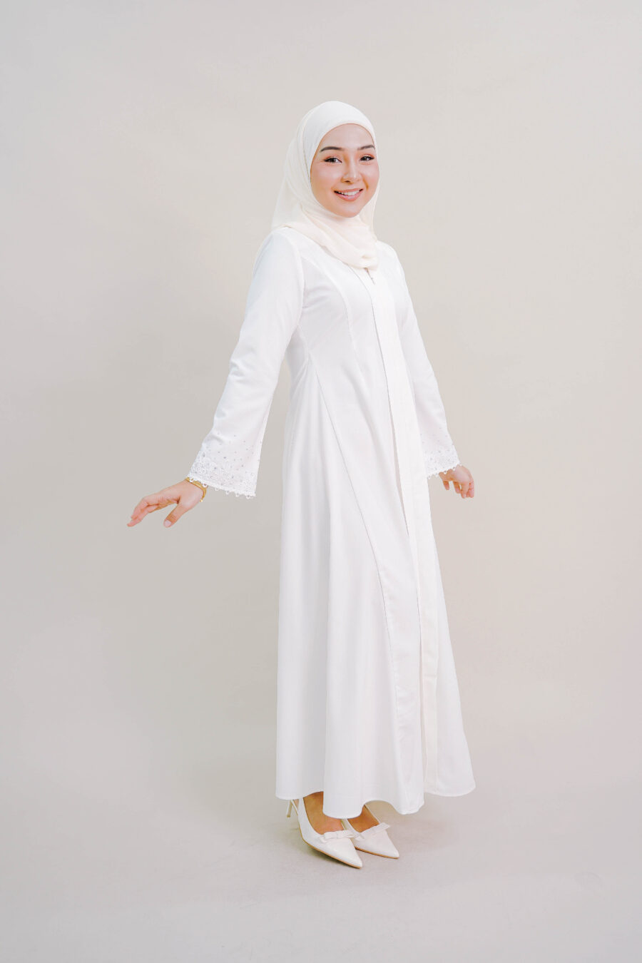 Dian Dress in White - Image 5