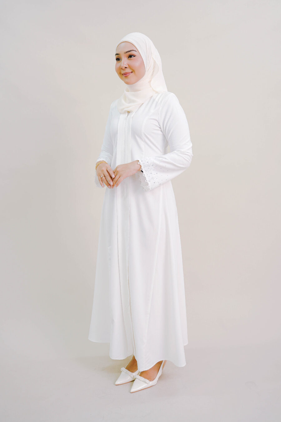 Dian Dress in White - Image 2