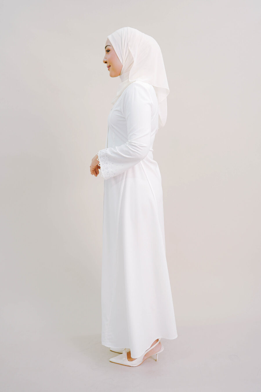 Dian Dress in White - Image 3