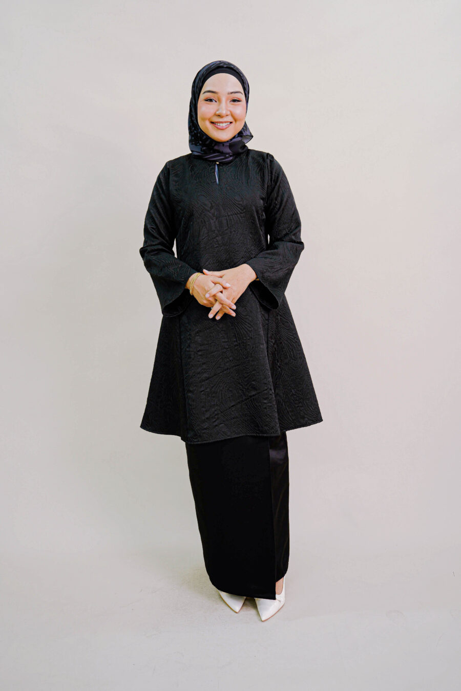 Ayla Duchess Kurung in Black