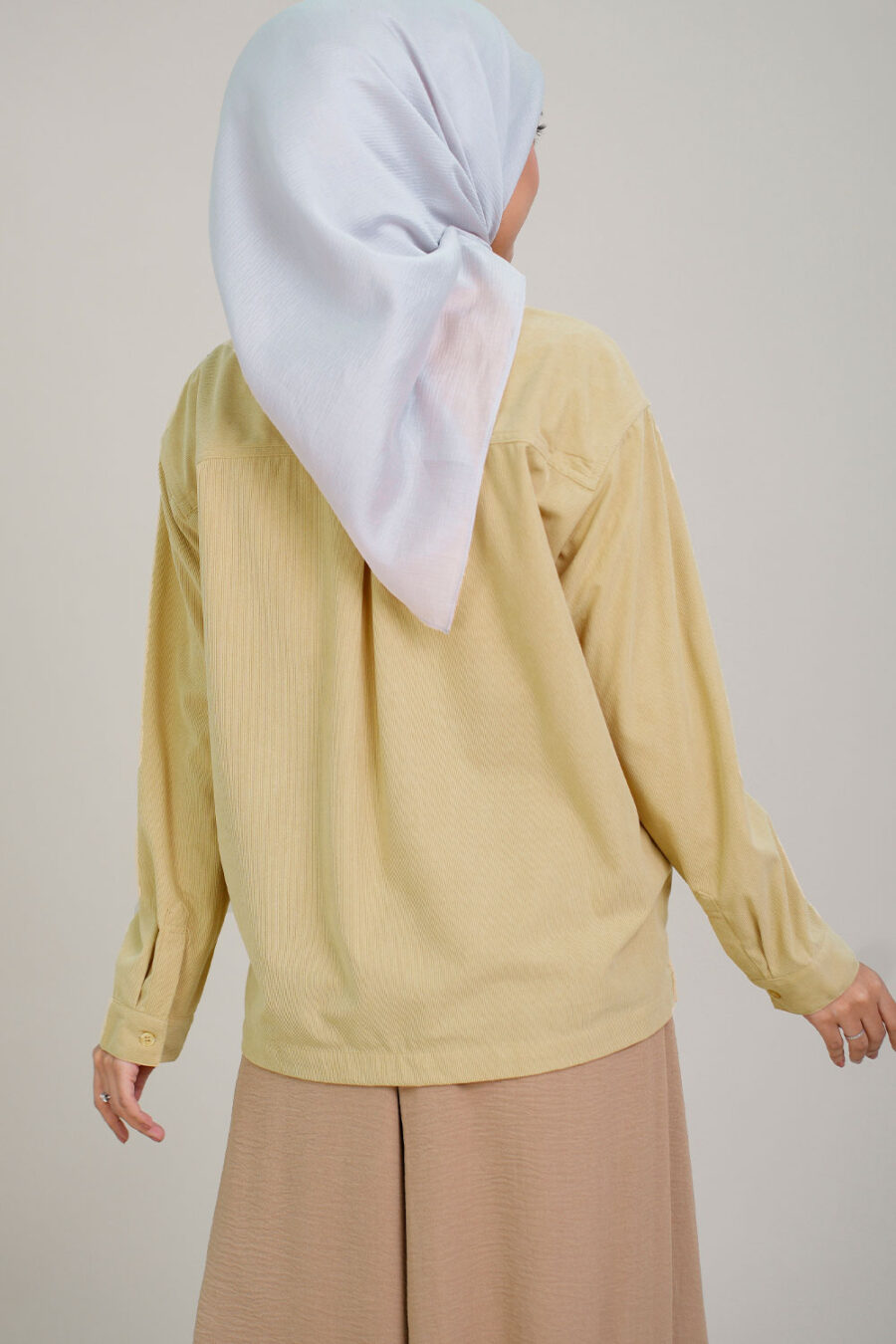 Luna Corduroy Blouse Yellow - Image 4