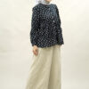 Marissa Printed Blouse Navy - Image 2