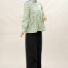 Marissa Printed Blouse Dusty Green - Image 3