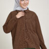Luna Corduroy Blouse Brown