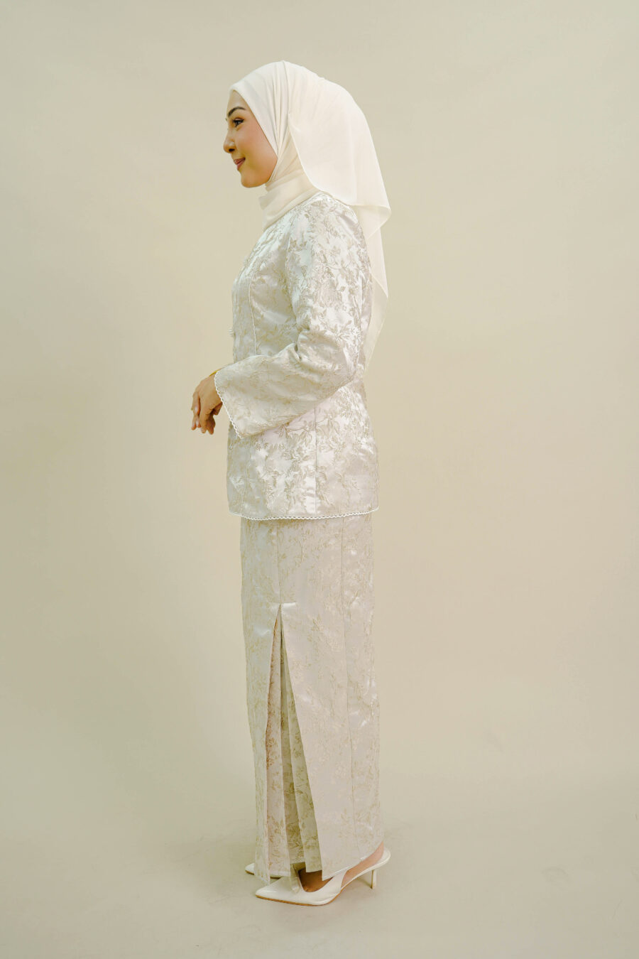 Clarisa Mini Kurung Champagne - Image 5