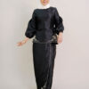 Evelyn Kurung with Embroidery in Black - Image 2