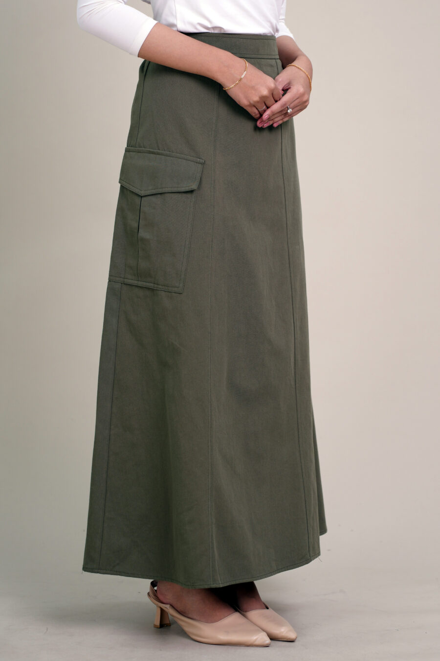 Ashley Skirt Green - Image 2