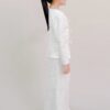 Kioshi Kids Ribbon Kurung in White - Image 2