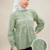 Marissa Printed Blouse Dusty Green