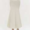 Grace Satin Mermaid Skirt Beige - Image 3