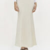 Grace Satin Mermaid Skirt Beige