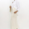 Grace Satin Mermaid Skirt Beige - Image 4