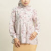 Feiya Butterfly Printed Blouse Pink