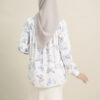 Feiya Butterfly Printed Blouse Blue - Image 3