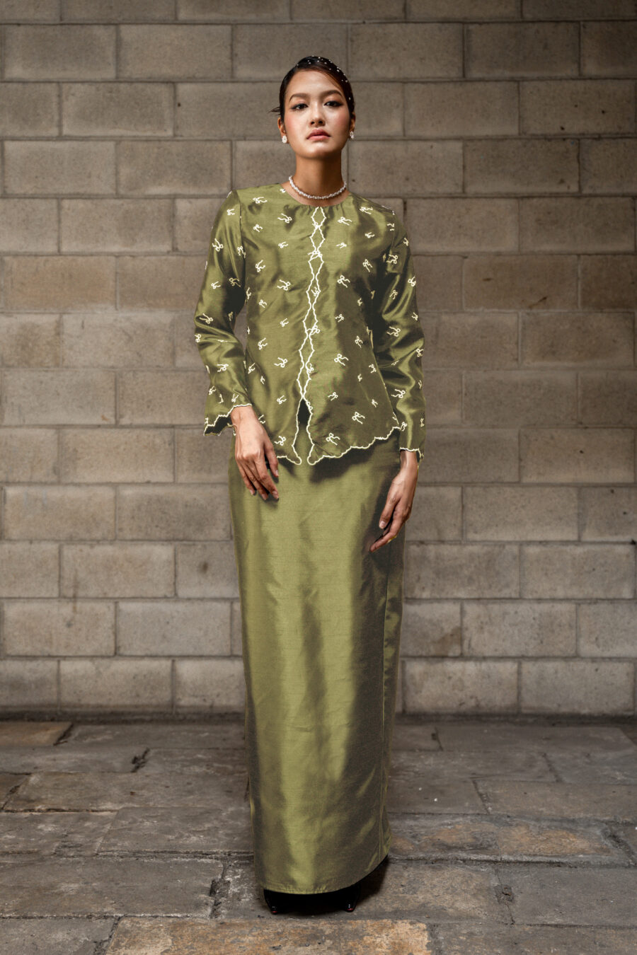 Ilona Kebaya Moden in Green