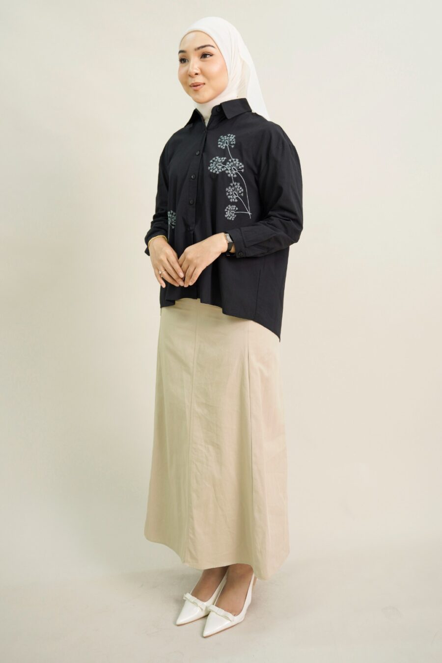 Huree Oversized Top Black - Image 3