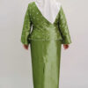Ilona Plus Size Kebaya Modern in Green - Image 3
