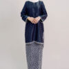 Adhwa Kurung in Navy - Image 4