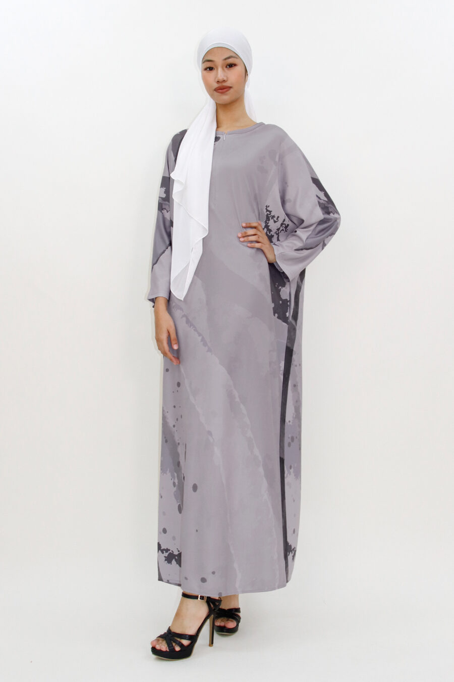 Rayya Kaftan Grey