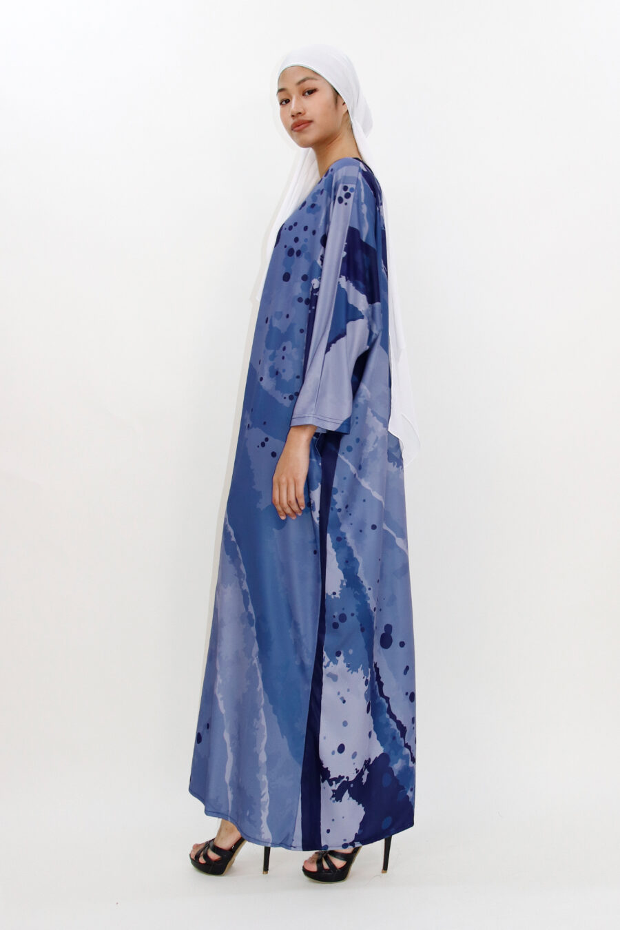 Rayya Kaftan Blue - Image 3