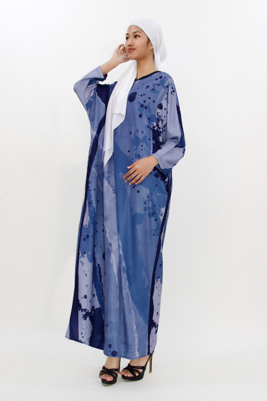 Rayya Kaftan Blue - Image 2